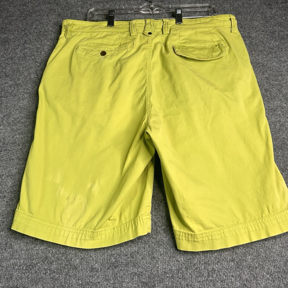 Robert Graham Mens Chino Shorts‎ Neon Green Size 34 - Picture 2 of 14